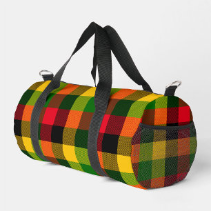 Afrikaanse Rasta Reggae Kleuren Schotse Ruit Patro Plunjezak