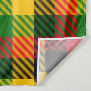 Afrikaanse Rasta Reggae Kleuren Schotse Ruit Patro Wandkleed