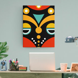 Afrikaanse Rasta-stam Canvas Afdruk