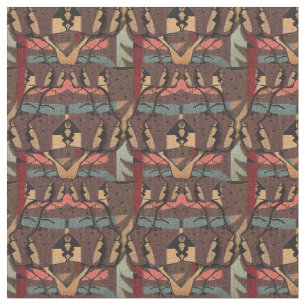 Afrikaanse repeteertapestry stof