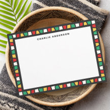 Afrikaanse rode groene gele witte mozaïek Kwanzaa