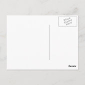 Afrikaanse rode schildpad briefkaart (Achterkant)