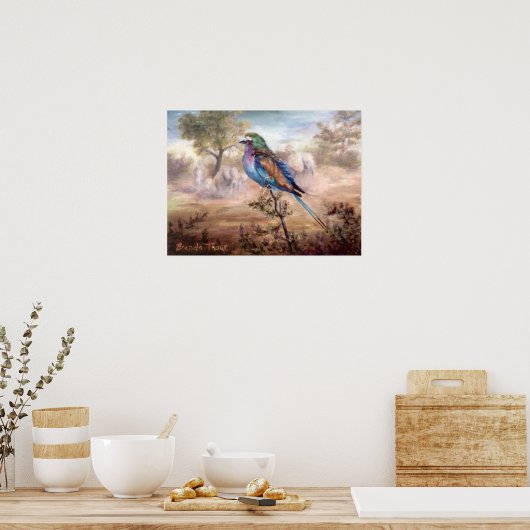 Afrikaanse Roller Poster (Keuken)