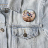 Afrikaanse Roller Ronde Button 5,7 Cm (In situ)