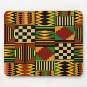 Afrikaanse Royal Kente Cloth Design Muismat