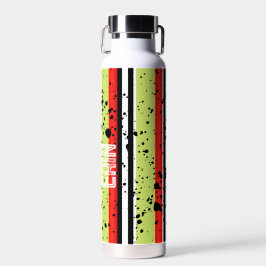 Afrikaanse rups patroon Aangepaste naam Waterfles