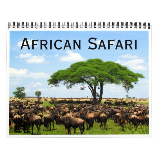 Afrikaanse safari 2026 kalender (Hoes)