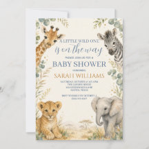 Afrikaanse Safari Baby Boy Shower