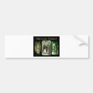 Afrikaanse Safari Bumpersticker