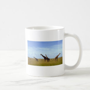 Afrikaanse Safari-Giraffes prachtig schattig Koffiemok