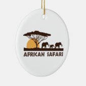 Afrikaanse Safari Keramisch Ornament (Rechts)