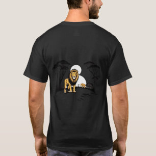 Afrikaanse Safari Leeuwenkoning Savanne Landschap T-shirt