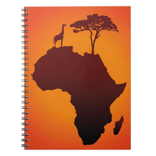 Afrikaanse Safari Map - Notitieboek (Voorkant)