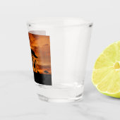 Afrikaanse Safari op Sunset Shot Glas (Rechts)