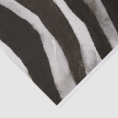 Afrikaanse Safari Painted Zebra Stripes Tissuepapier (Detail)