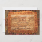 Afrikaanse Safari Wedding Uitnodiging (Achterkant)