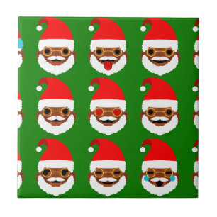 afrikaanse santa emoji emoticons tegeltje