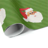 -Afrikaanse Santa Pop Art Cadeaupapier (Rol Hoek)