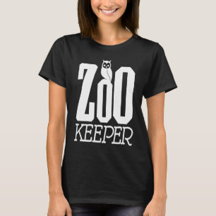 Afrikaanse Savanna Safari Zoo Keeper Animal Print T-shirt