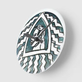 Afrikaanse schoonheid Bongo Masai Portret Tribal A Ronde Klok (Hoek)