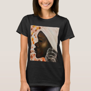 Afrikaanse schoonheid - Waterverf schilderen - T-shirt