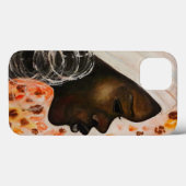 Afrikaanse schoonheidsmeisjes - Waterverf schilder Case-Mate iPhone Case (Achterkant (horizontaal))