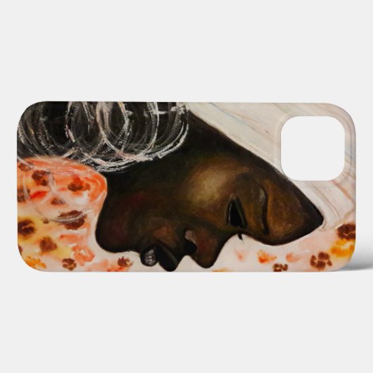 Afrikaanse schoonheidsmeisjes - Waterverf schilder Case-Mate iPhone Case (Achterkant (horizontaal))