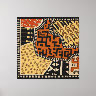Afrikaanse Shaman Aardgeesten Canvas Afdruk