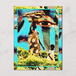 Afrikaanse Spirituele levenswijze Briefkaart