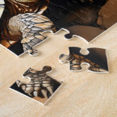 Afrikaanse spontane schildpad legpuzzel (Zijkant)