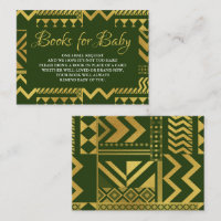 Afrikaanse Stam Baby Shower Boek Verzoek