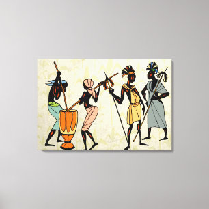 Afrikaanse stam canvas afdruk