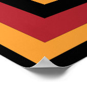 afrikaanse stam  patroon poster (Hoek)