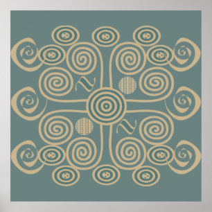 afrikaanse stam poster