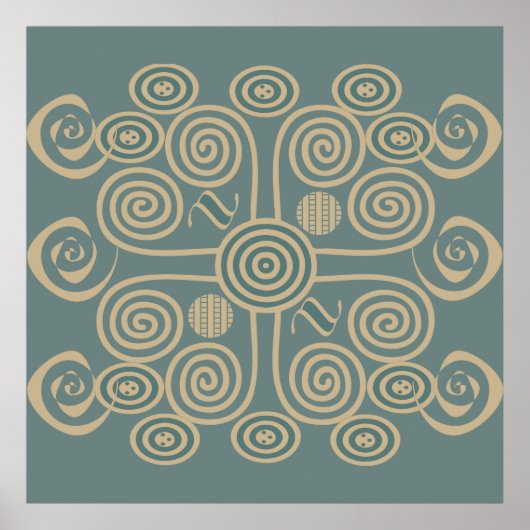 afrikaanse stam  poster (Voorkant)