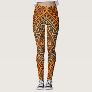 Afrikaanse stammen textiel: etnische stijl. leggings