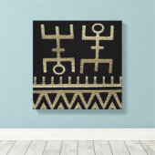 Afrikaanse stammendans canvas afdruk (Insitu (Houten vloer))