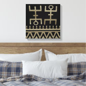 Afrikaanse stammendans canvas afdruk (Insitu (Slaapkamer))