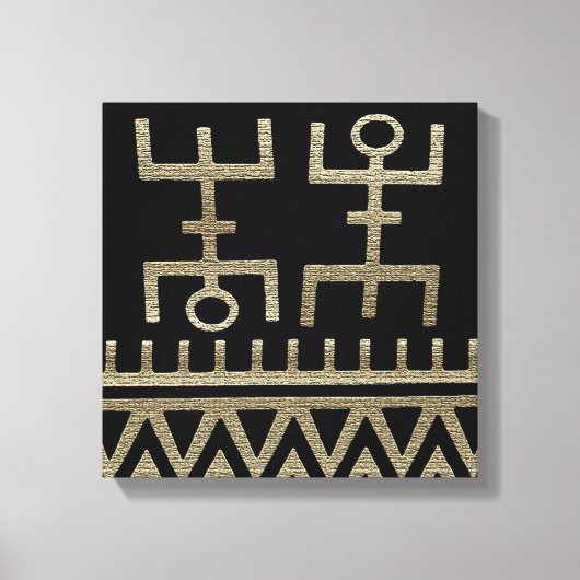 Afrikaanse stammendans canvas afdruk (Voorkant)