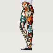 afrikaanse stampatroon-Leggings Leggings (Links)