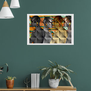 Afrikaanse stamvrouwen poster