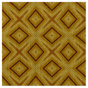 Afrikaanse stijl geometrische patroon bruin en mos stof