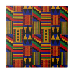 Afrikaanse stijl Kente stof Tegeltje