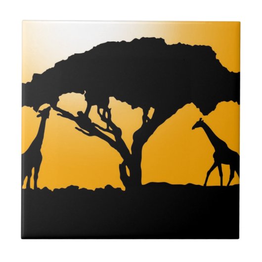 Afrikaanse stijl tegeltje (Voorkant)
