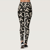 Afrikaanse stijlen patroon leggings (Achterkant)