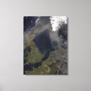 Afrikaanse stof waait over Schotland Canvas Afdruk