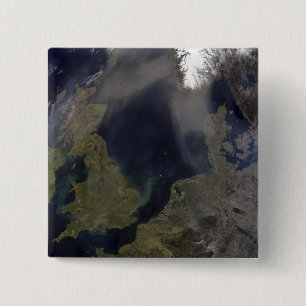 Afrikaanse stof waait over Schotland Vierkante Button 5,1 Cm