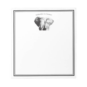 Afrikaanse Struik Elephant Notitieblok