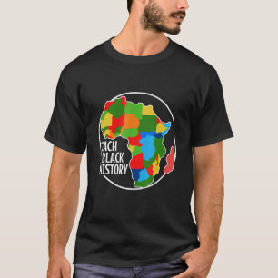 Afrikaanse symbolen uit de zwarte geschiedenis t-shirt