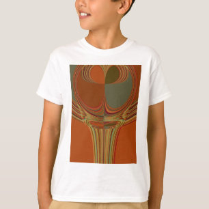 Afrikaanse Traditionele Aarde Hedendaagse Kunst Pr T-shirt